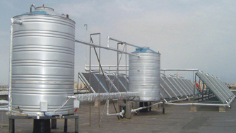 新疆阿尔曼公司太阳能集热工程